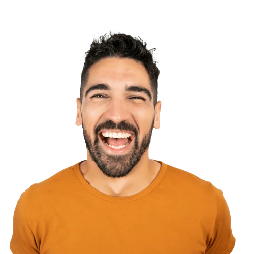Un professionnel souriant.